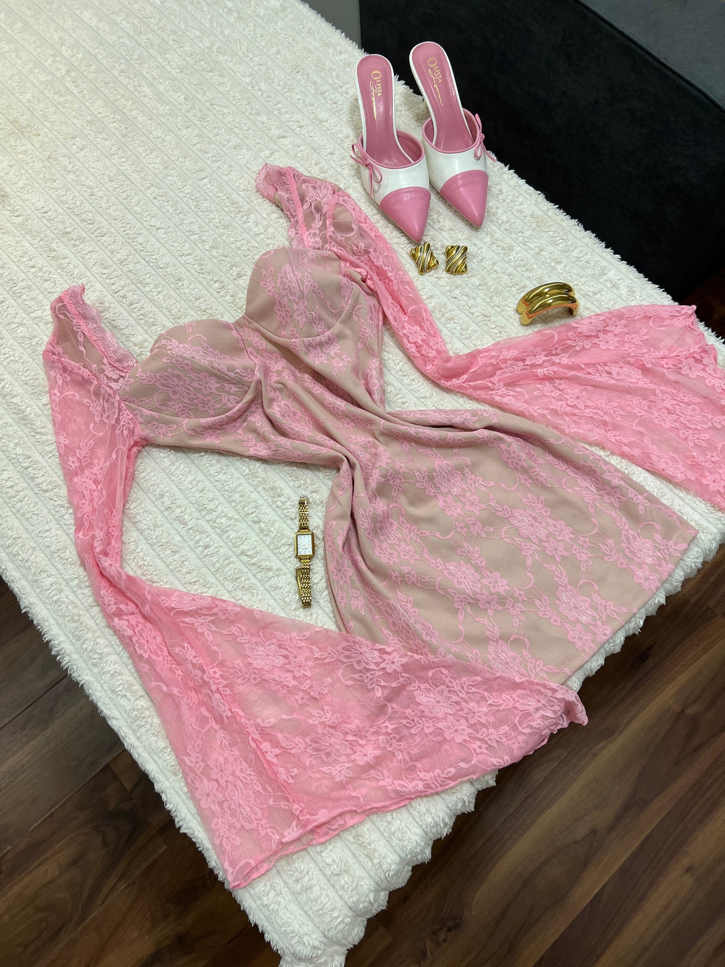 Pink Charm Mini Dress