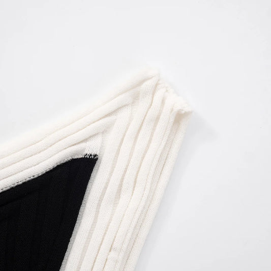 Backless Split Sweater Dress