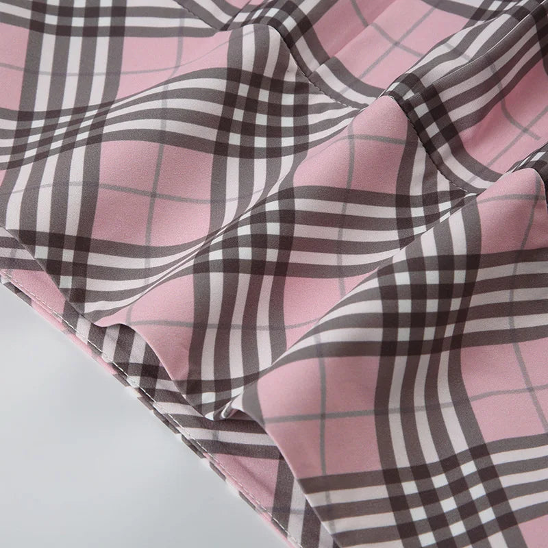 Rosé Preppy Skirt
