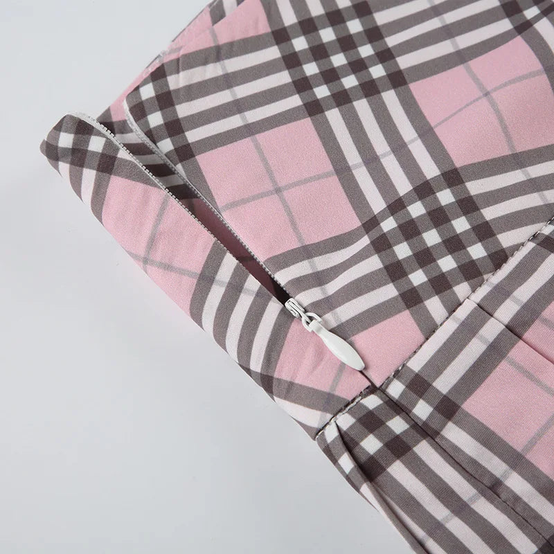 Rosé Preppy Skirt