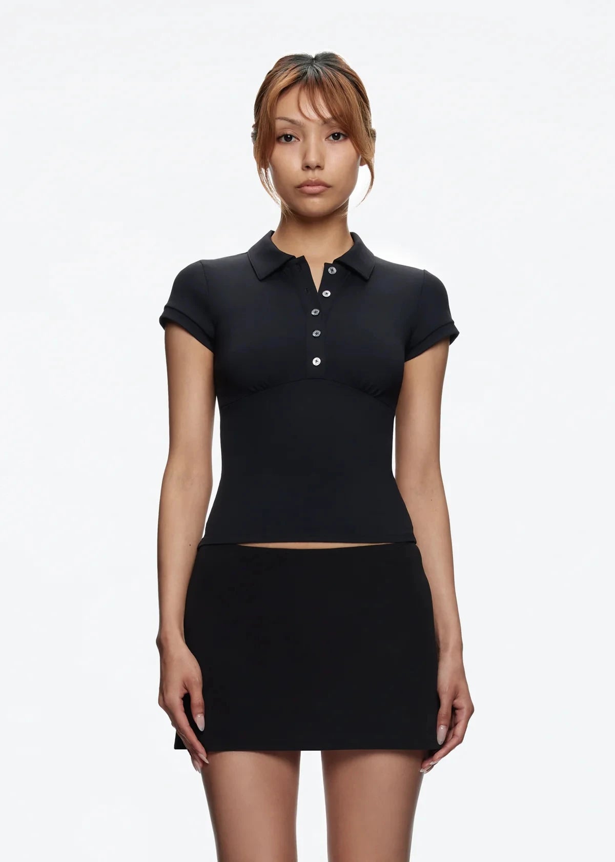 Black Polo Tank Top
