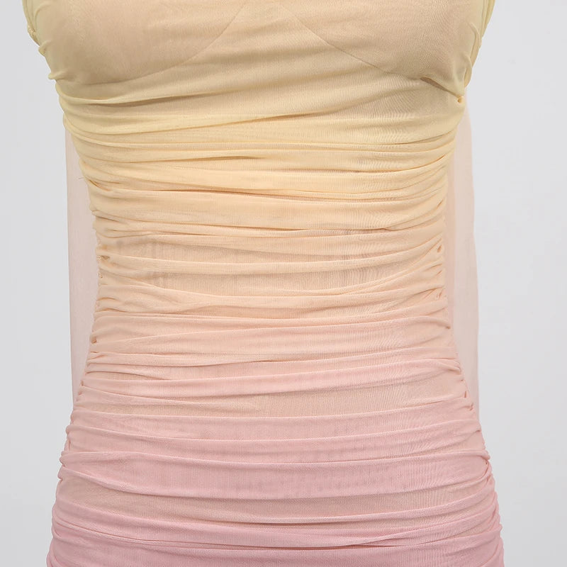Two-Piece Mini Dress and Scarf