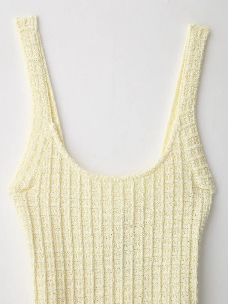 Sunset Knit Summer Dress