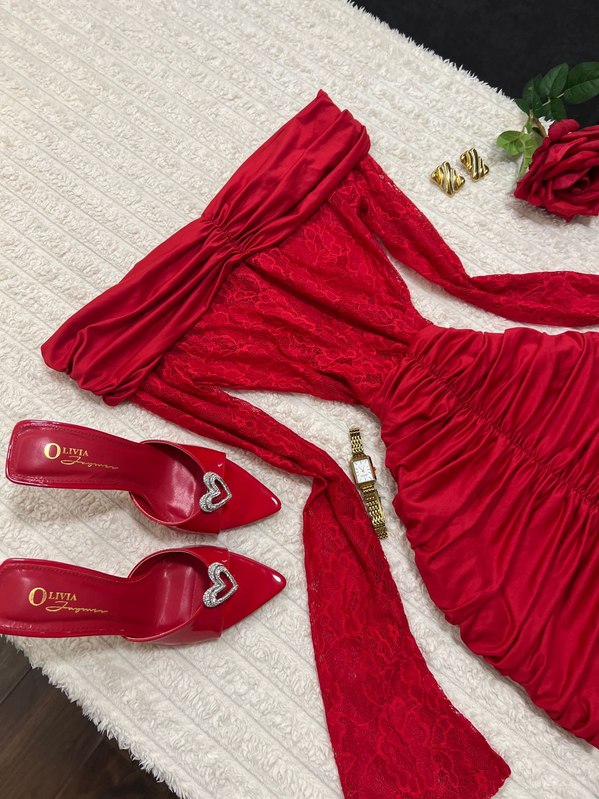 Love Affair Lace Mini Dress