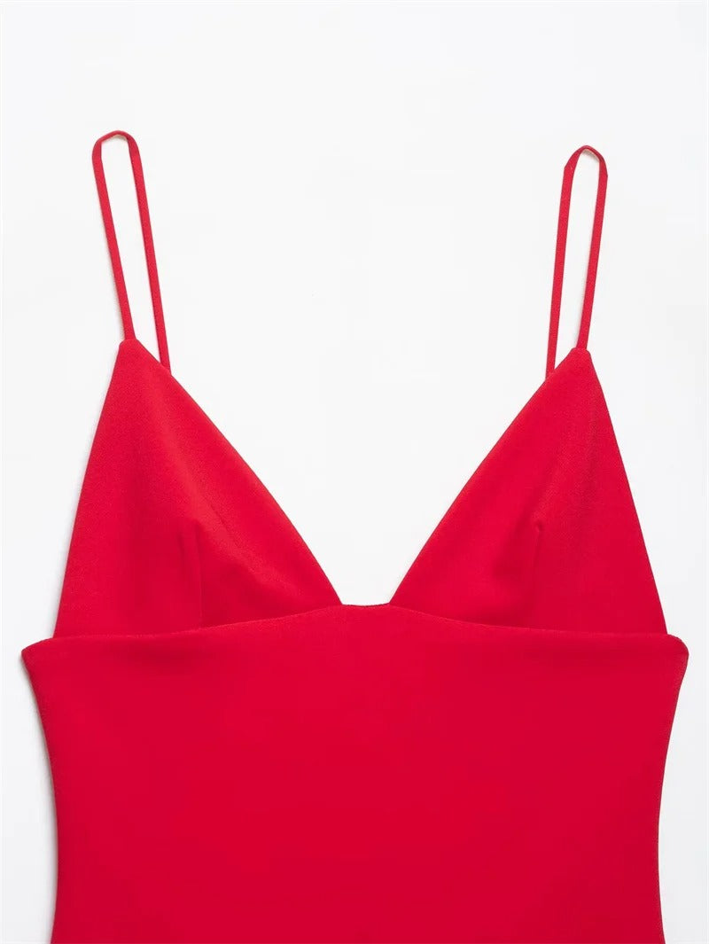 Red Rose Mini Dress
