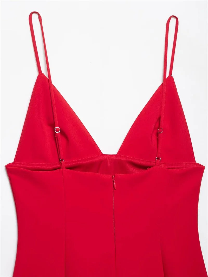 Red Rose Mini Dress