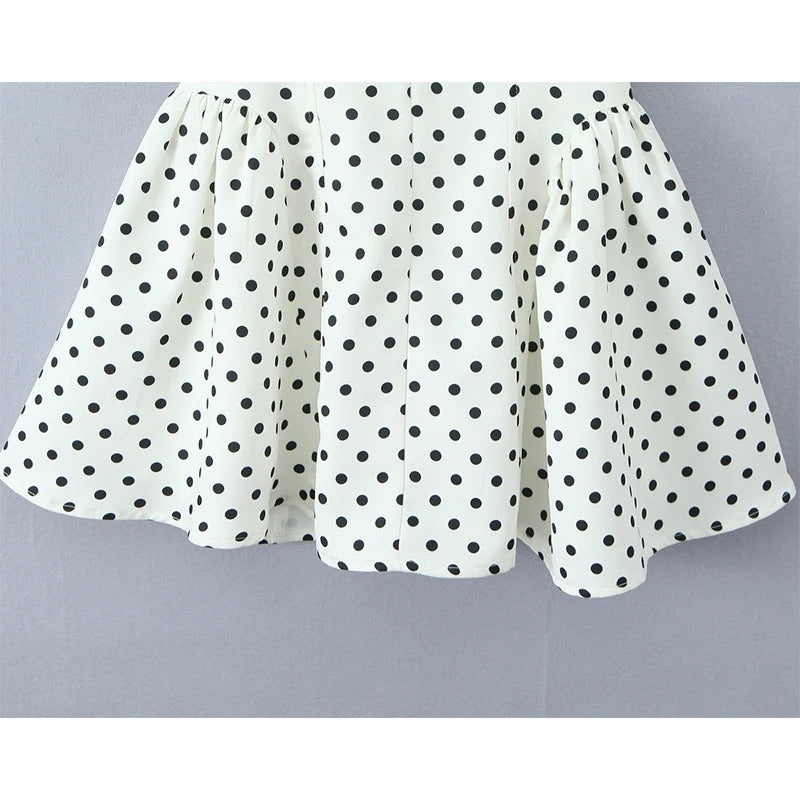 French Retro Backless Dress