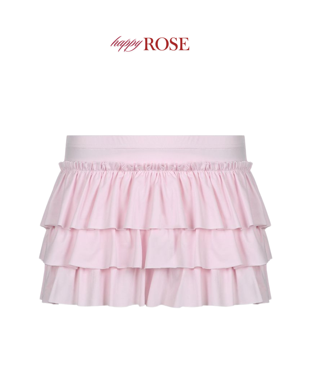 Bow Sweet Low-Waist Mini Skirt – Pink