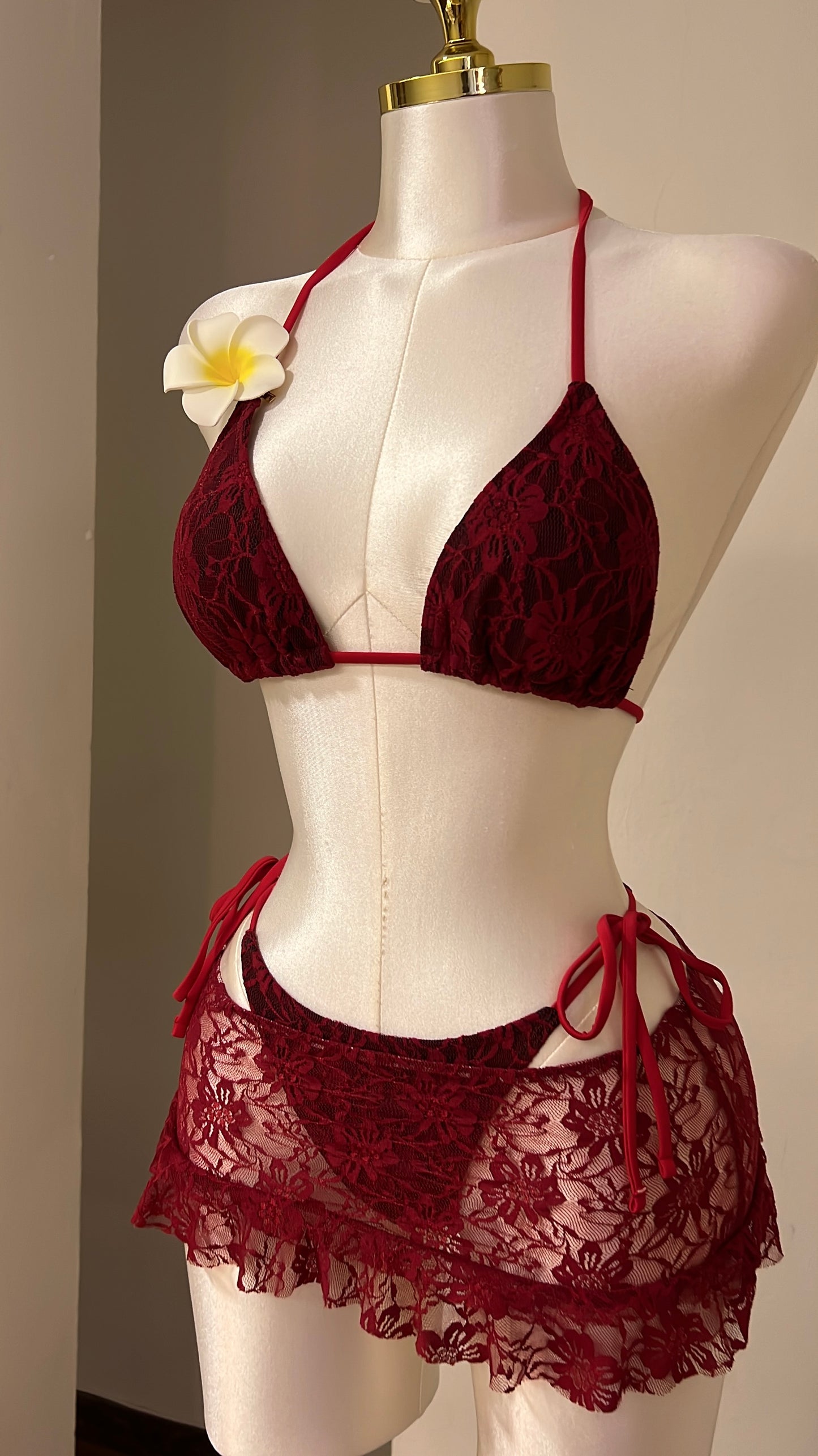 Rosewood Lace Bikini