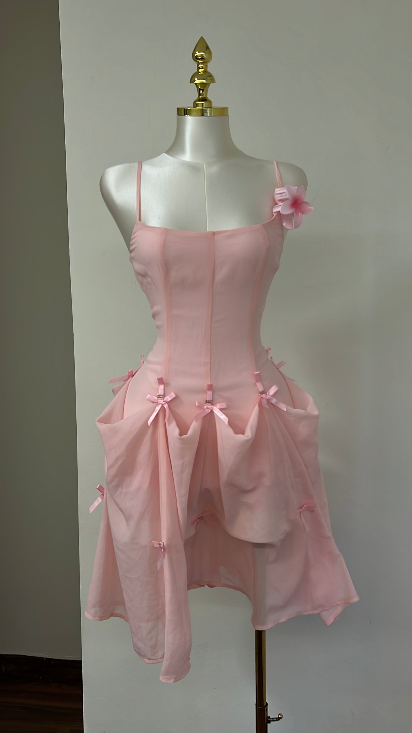 Rosé Transform Dress