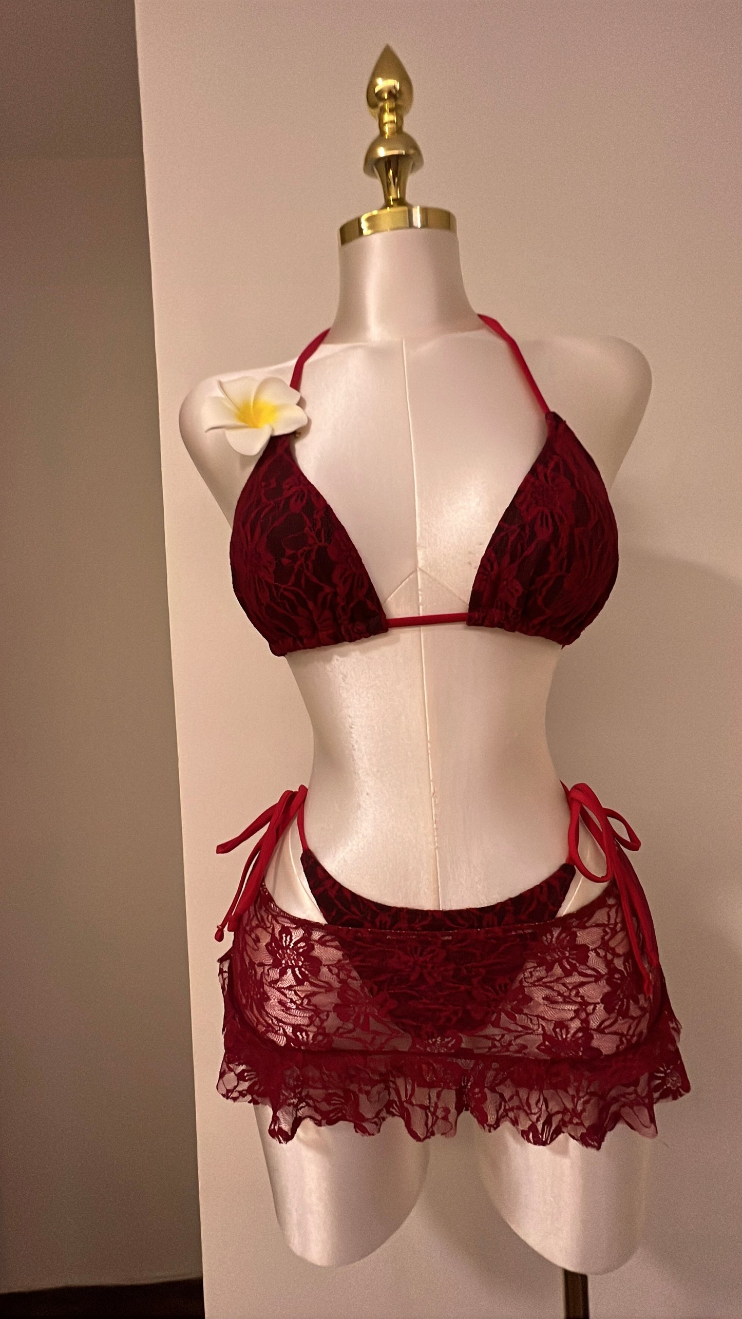 Rosewood Lace Bikini