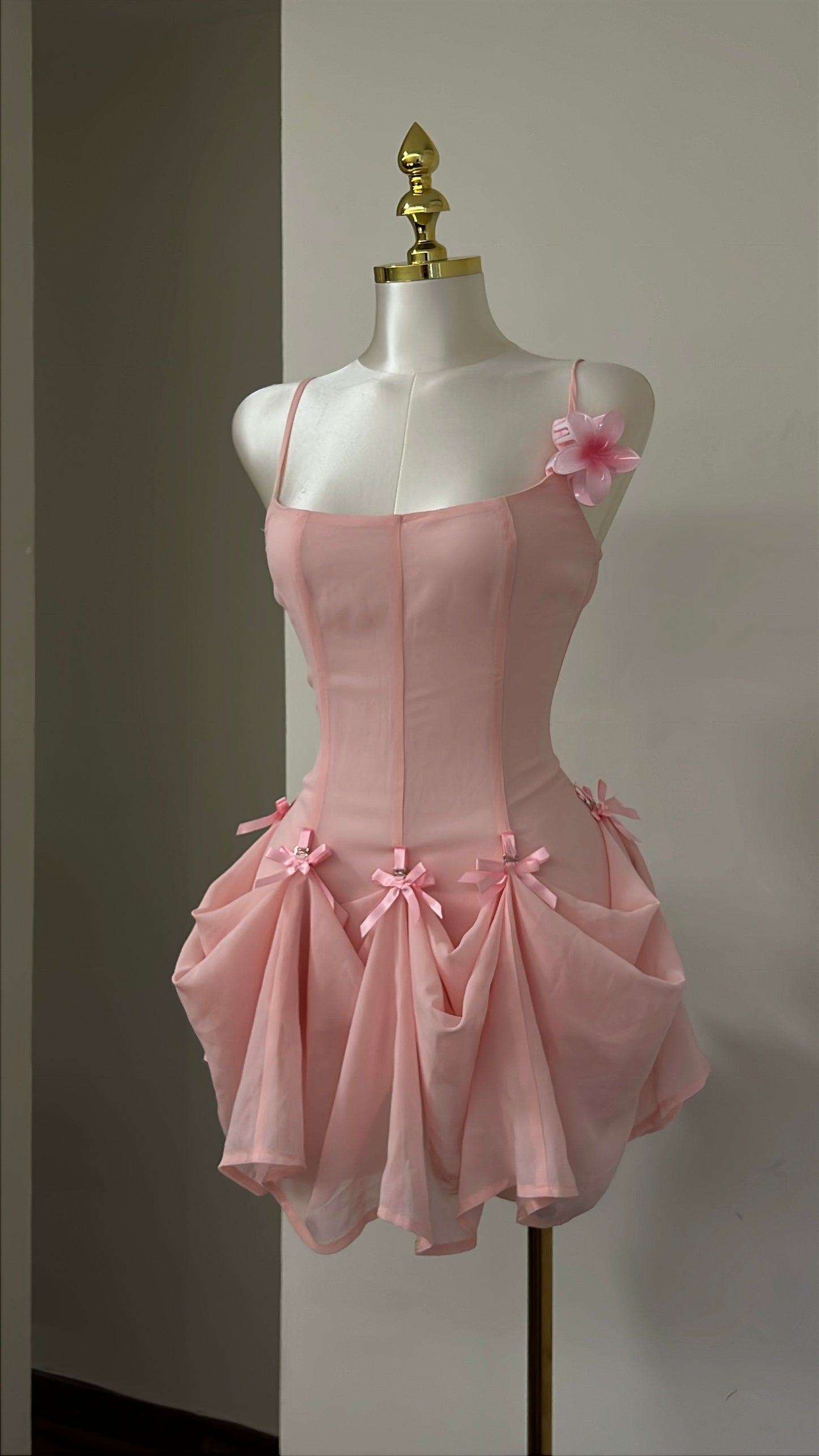 Rosé Transform Dress