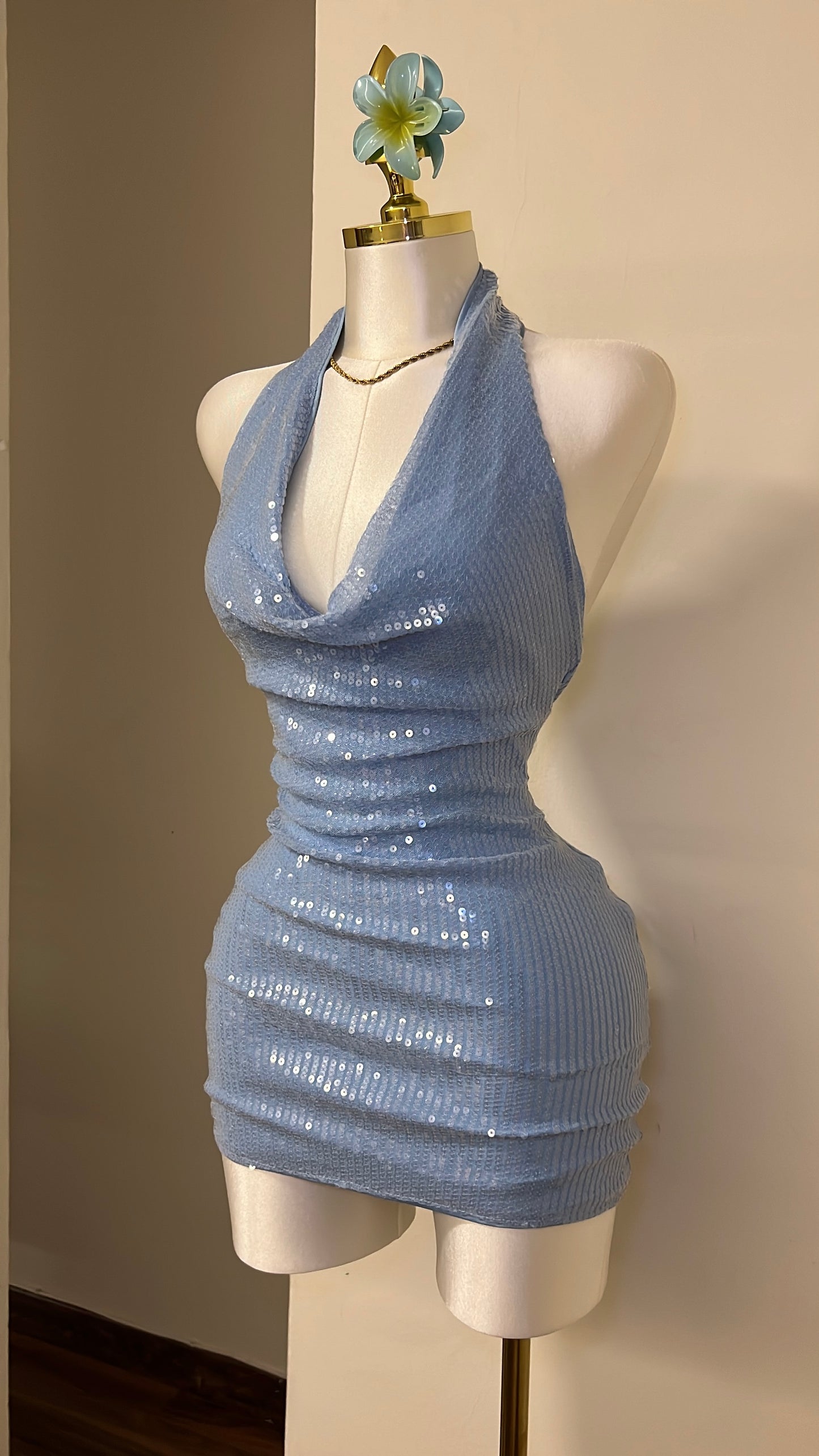 Azure Dream Mini Dress