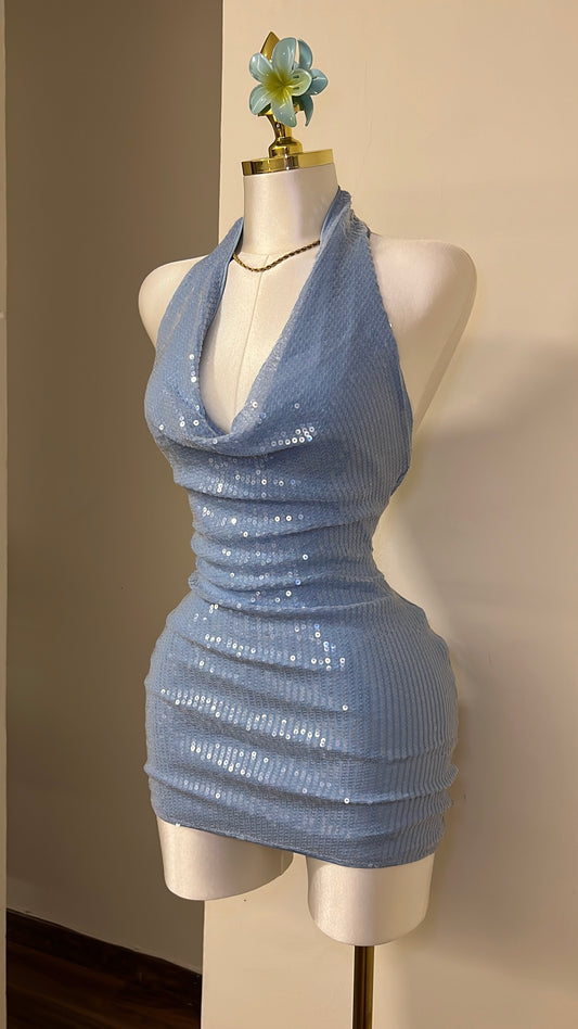 Azure Dream Mini Dress
