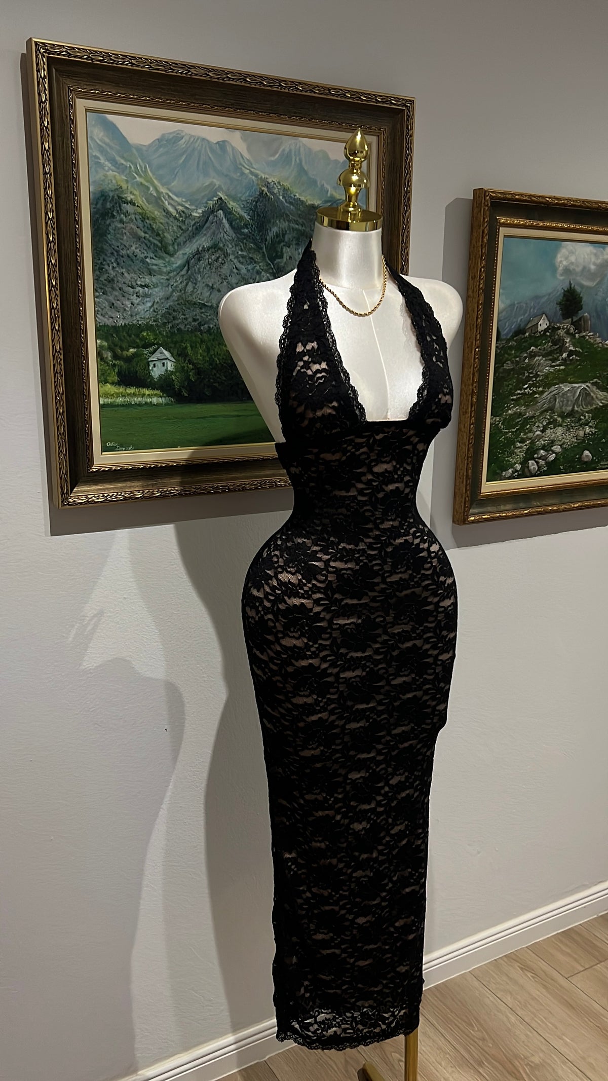 A Wine Maxi Dress