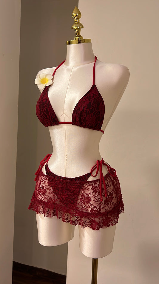 Rosewood Lace Bikini