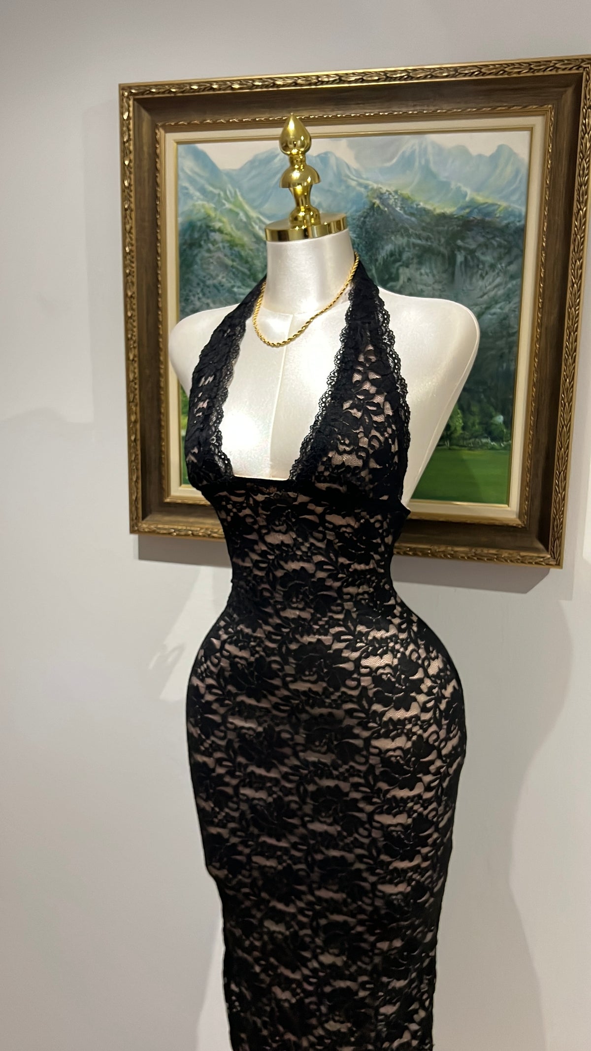 A Wine Maxi Dress