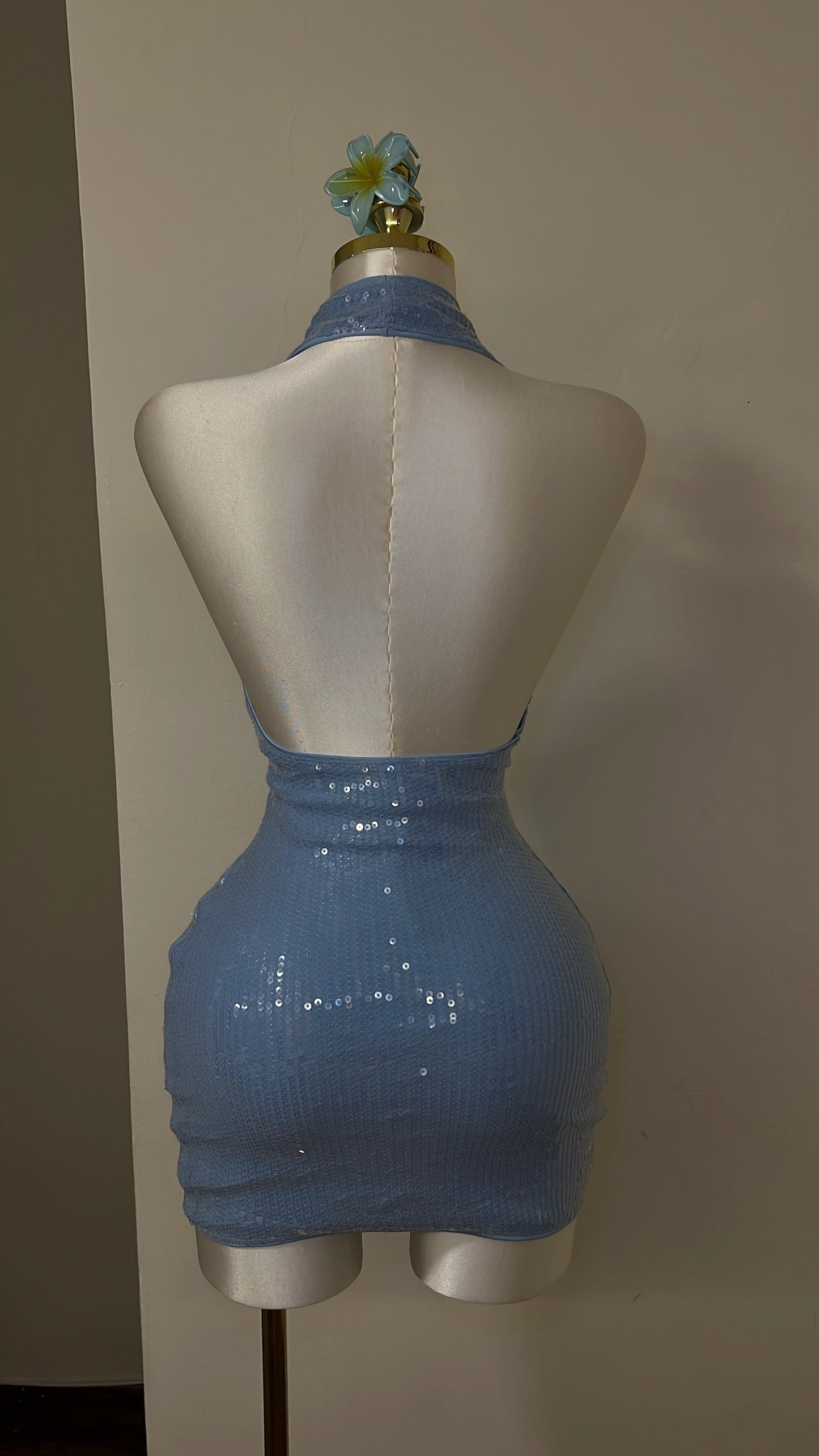 Azure Dream Mini Dress