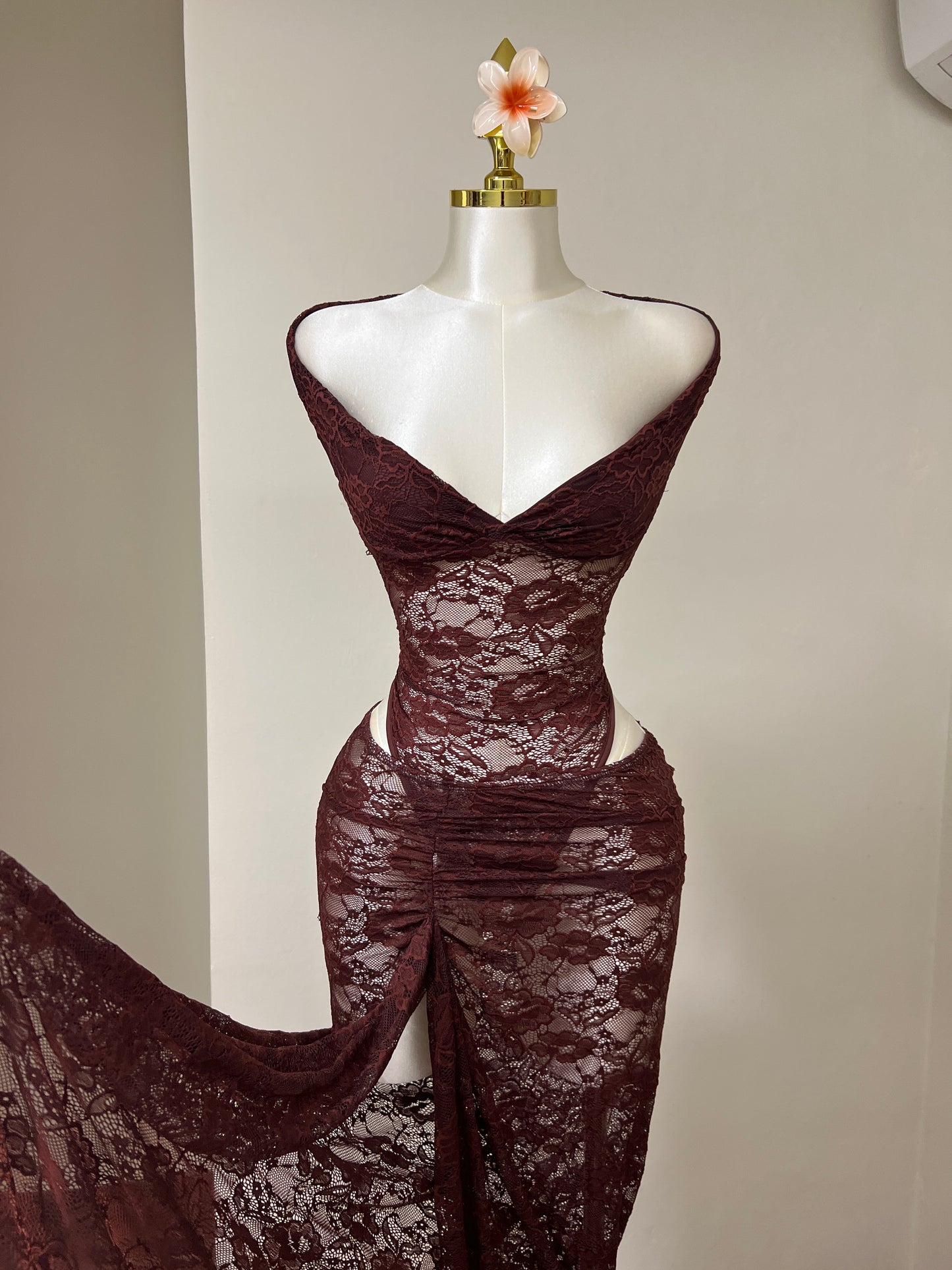 Chocolate Lace Set