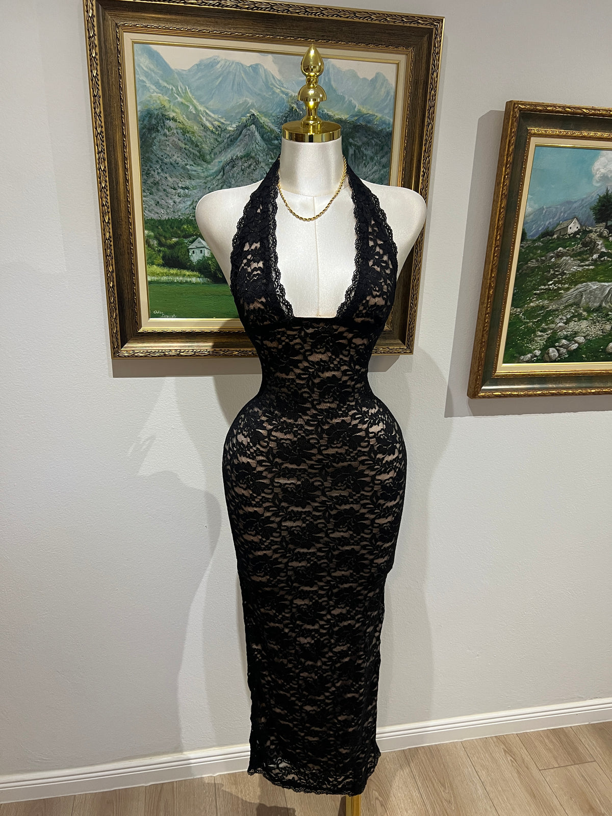 A Wine Maxi Dress