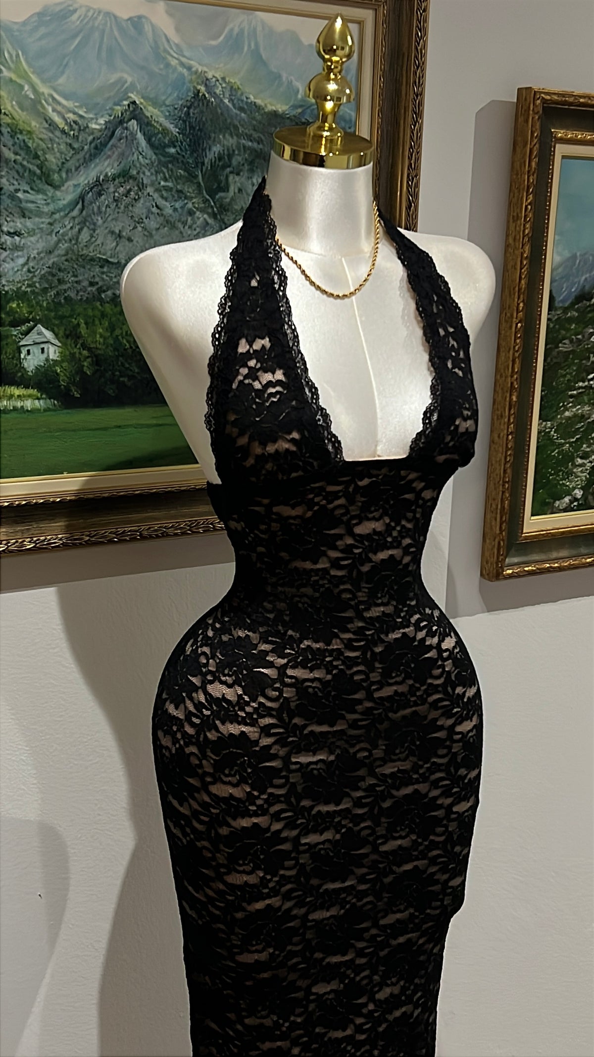 A Wine Maxi Dress