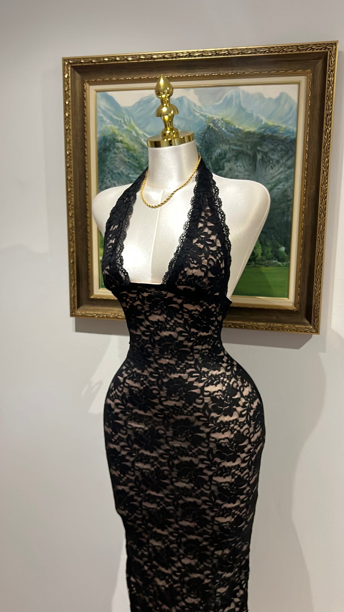 A Wine Maxi Dress