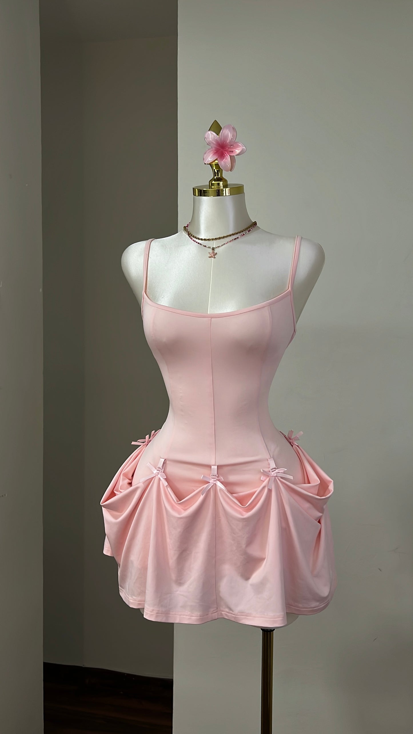 Blush Muse 3-Way Mini Dress