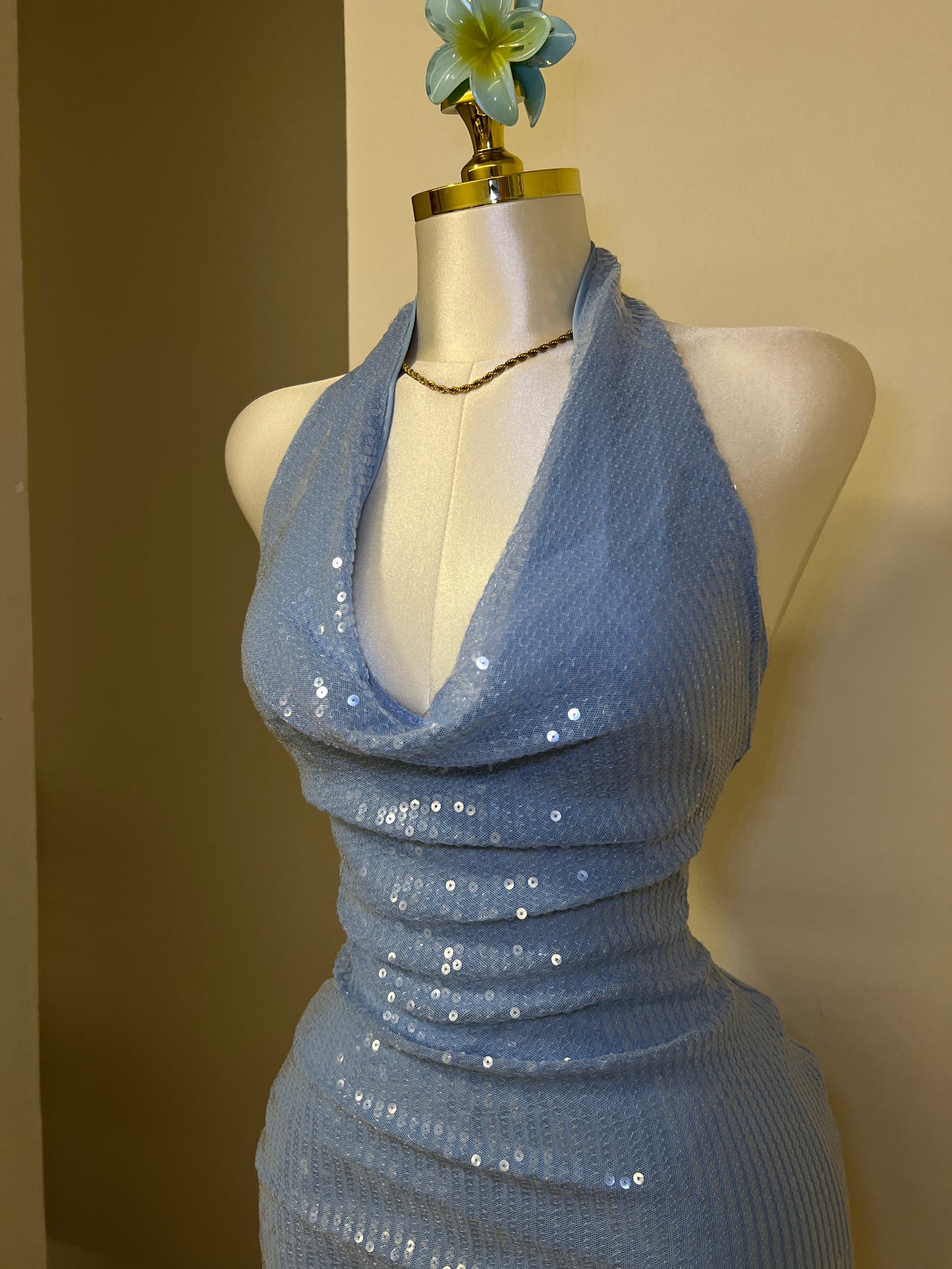 Azure Dream Mini Dress