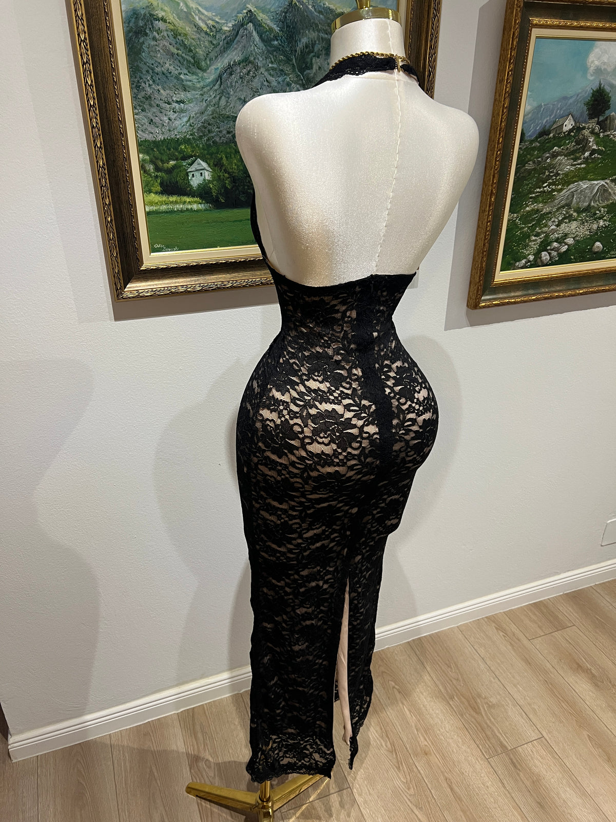 A Wine Maxi Dress