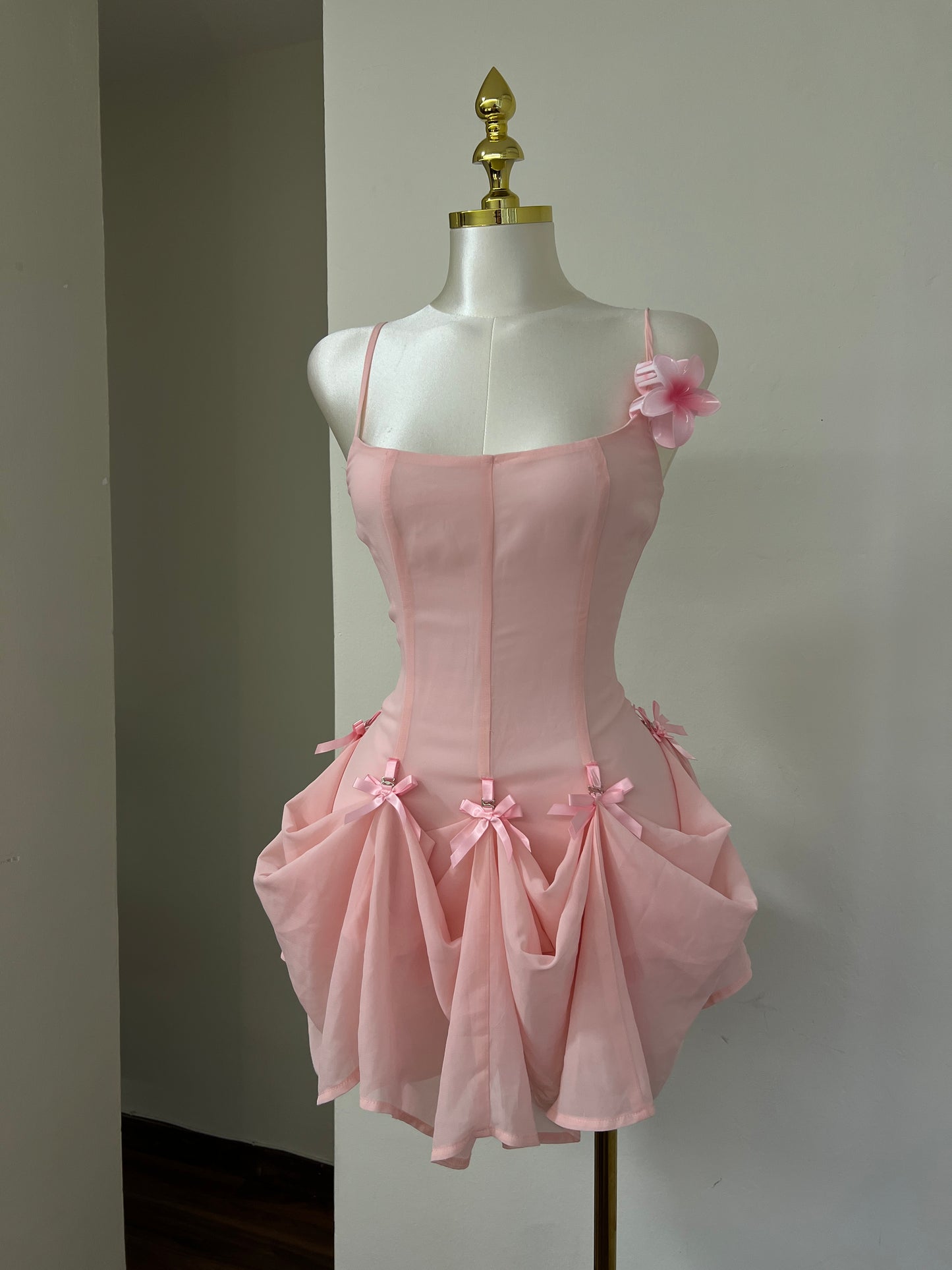 Rosé Transform Dress