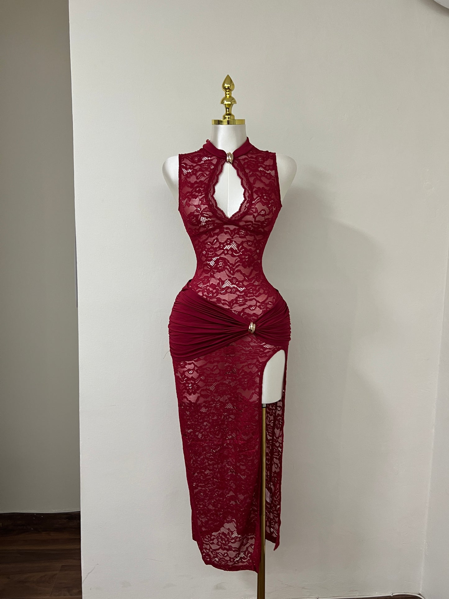 Aura Wine Bodycon