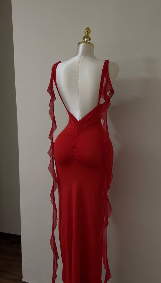 Backless Muse Long Dress