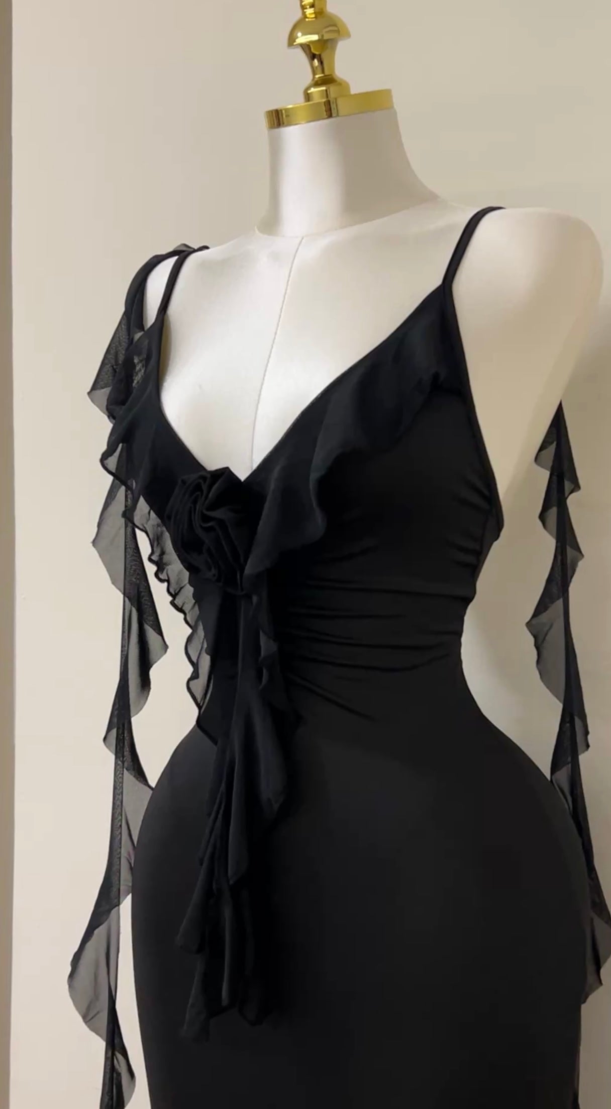 Black Muse Backless Dress