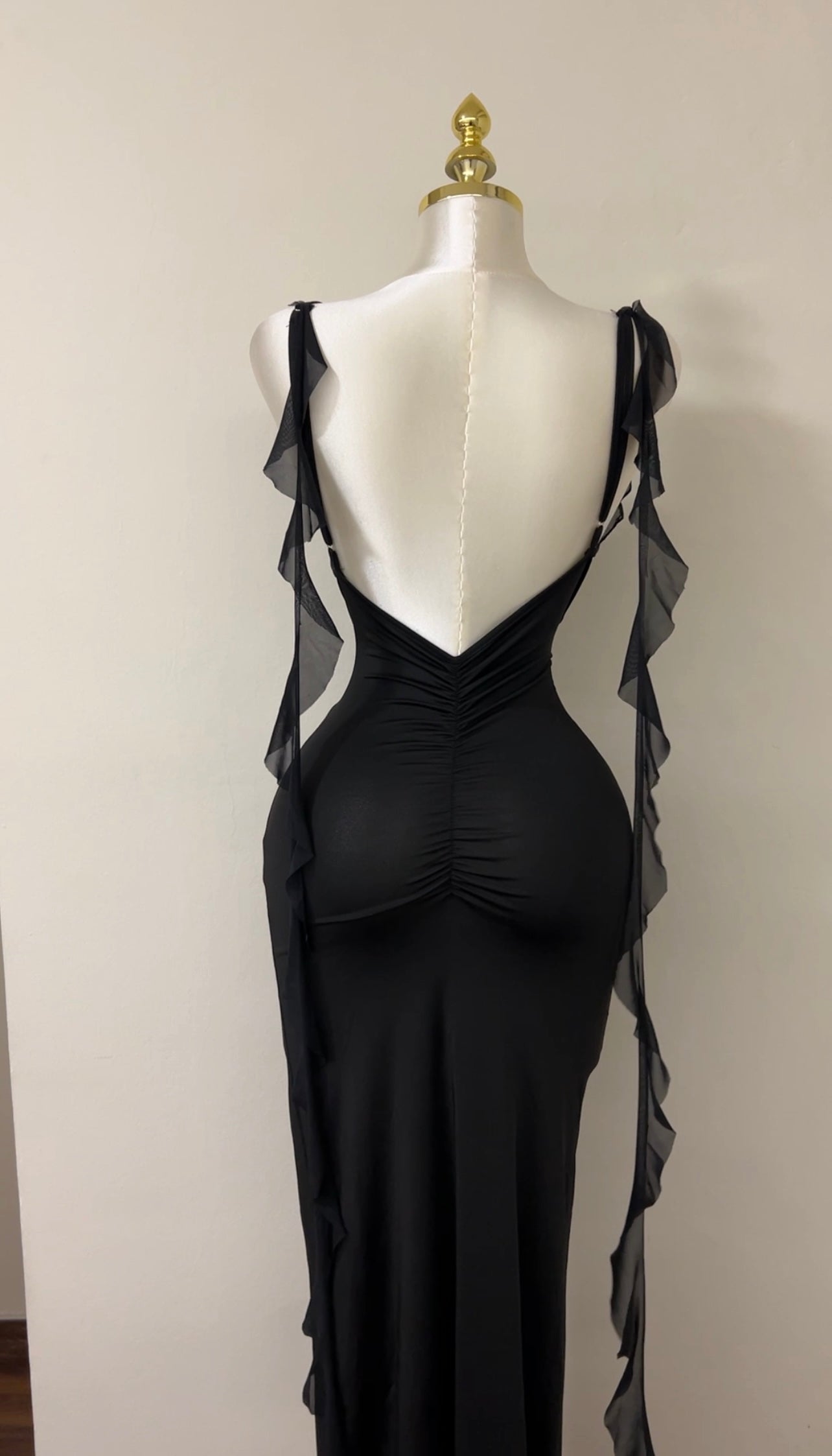 Black Muse Backless Dress
