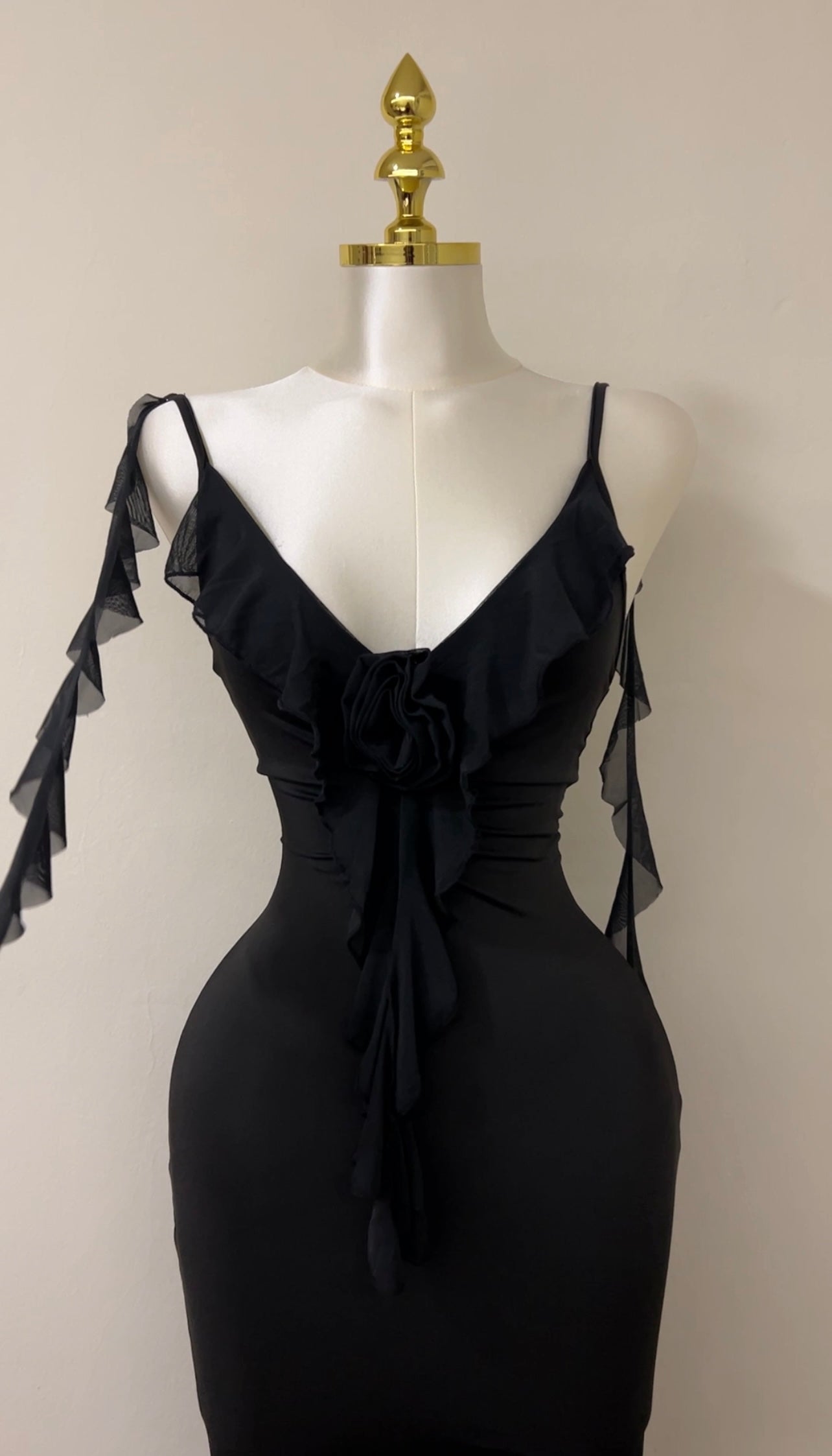 Black Muse Backless Dress