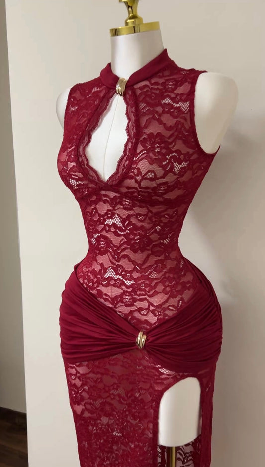 Aura Wine Bodycon