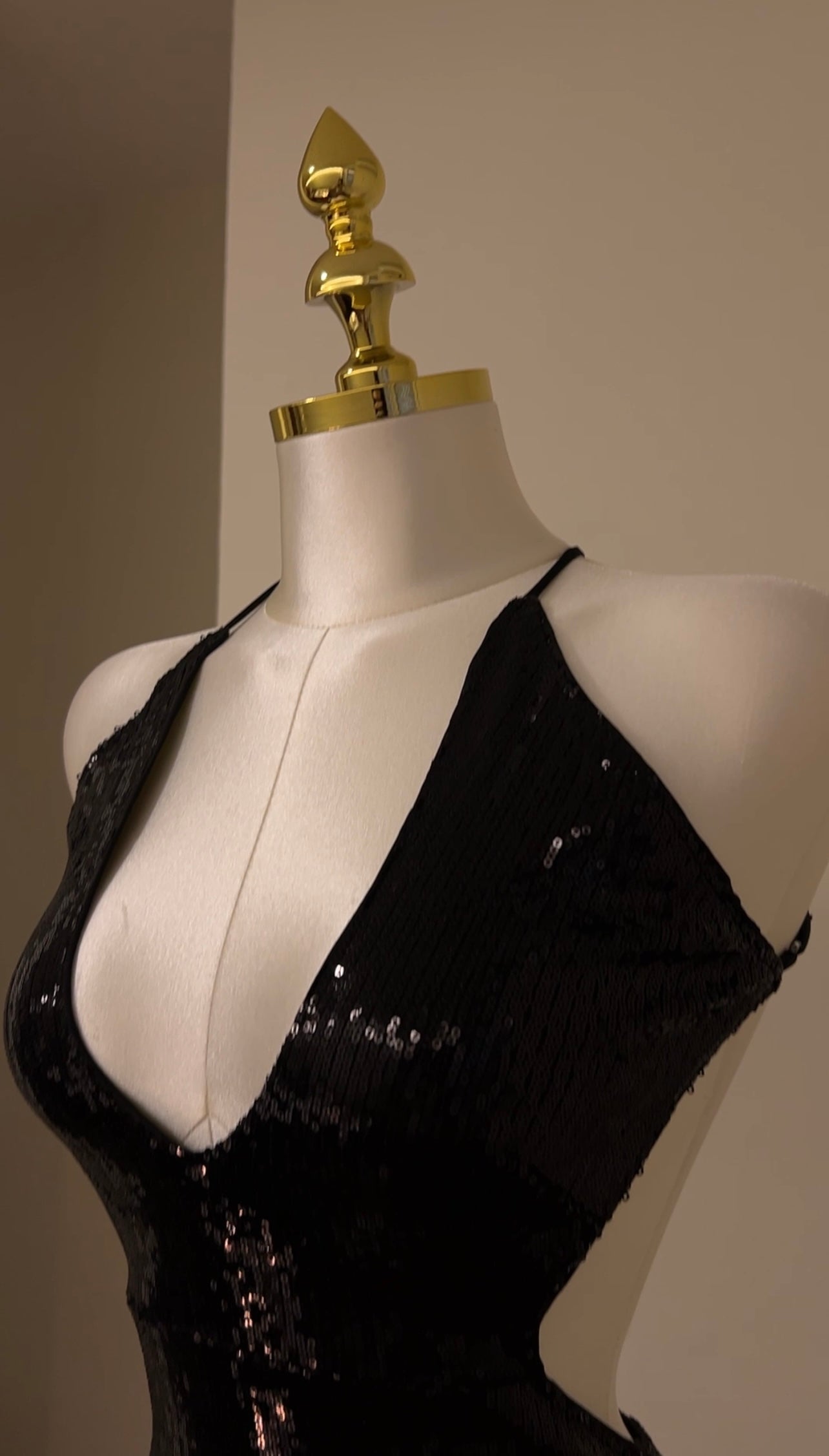 Glamour Night Black Maxi Dress