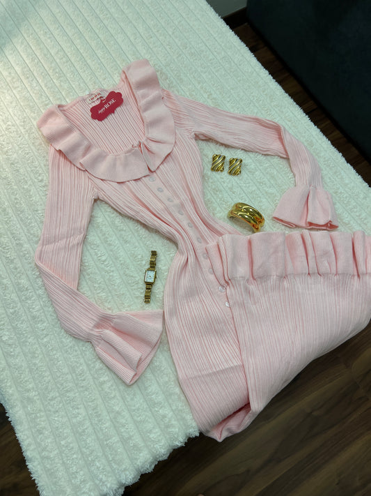 Arielle Ruffle Long Dress