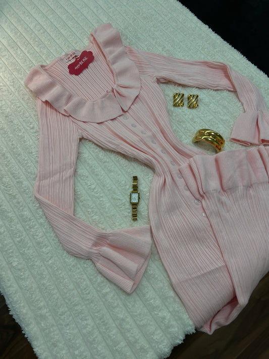 Arielle Ruffle Long Dress