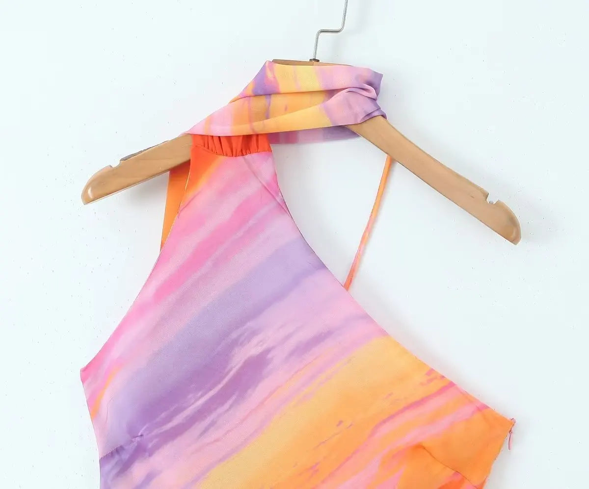 Sunflare Backless Dress
