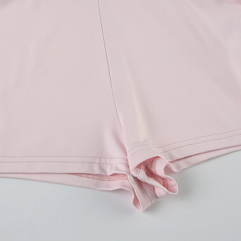 Fairycore Pink Ruffle Skirt