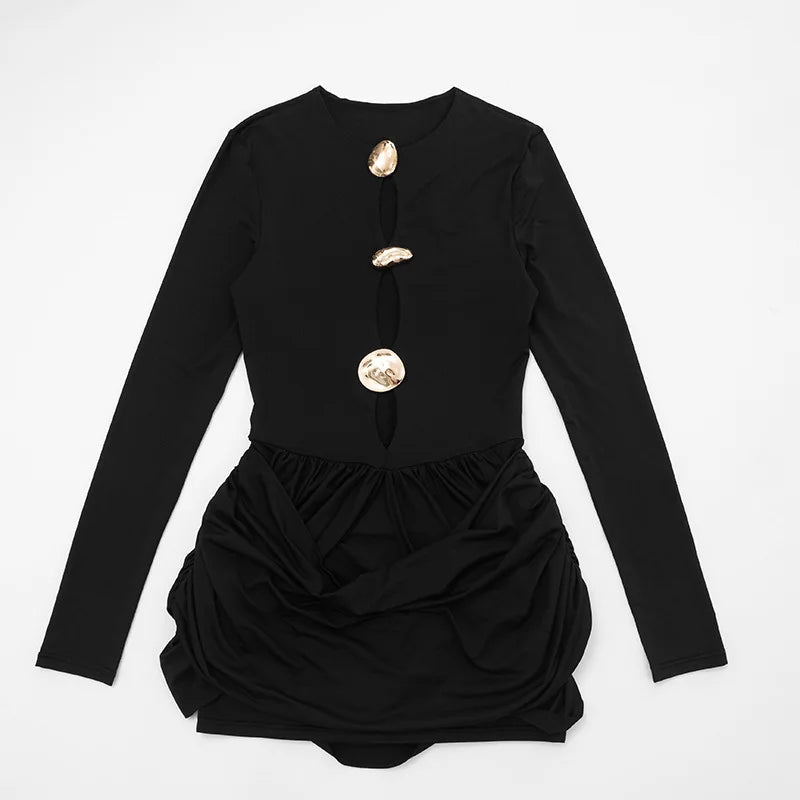 High Waist Ruched Party Dress