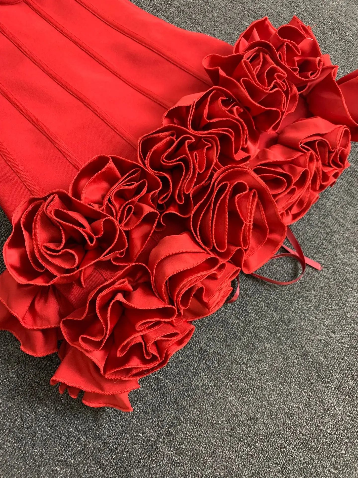 Celebrity Red Mini Dress