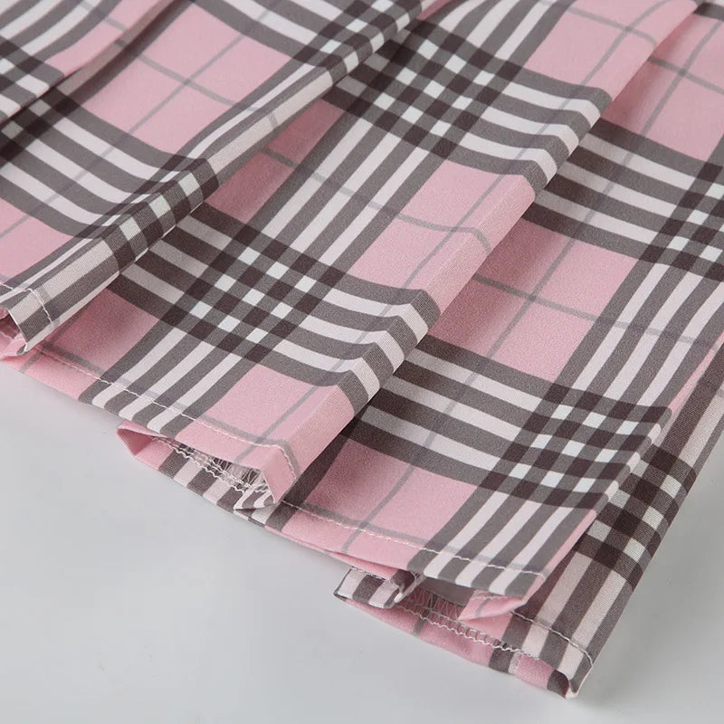 Rosé Preppy Skirt
