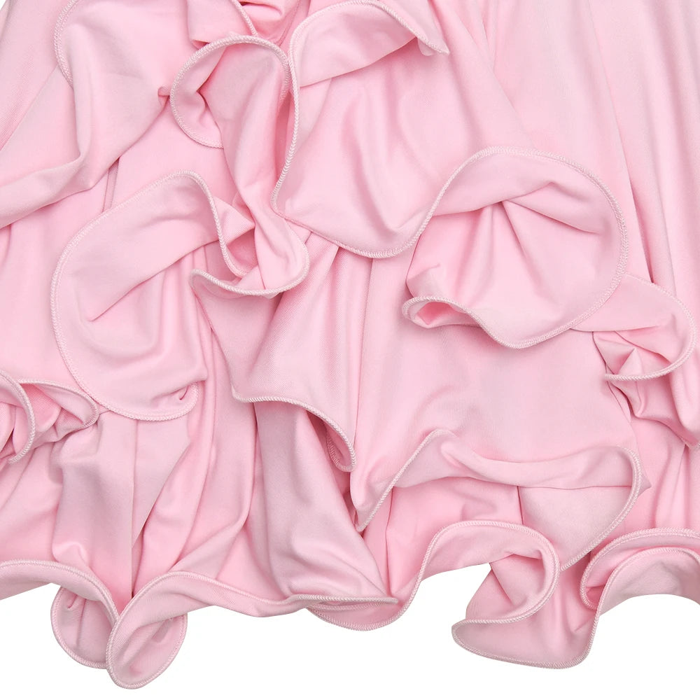 Bodycon Ruffle Hem Outfit