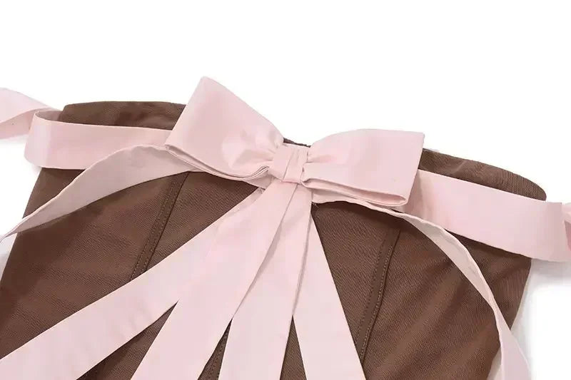 Summer Bow Tube Top – Slim Fit