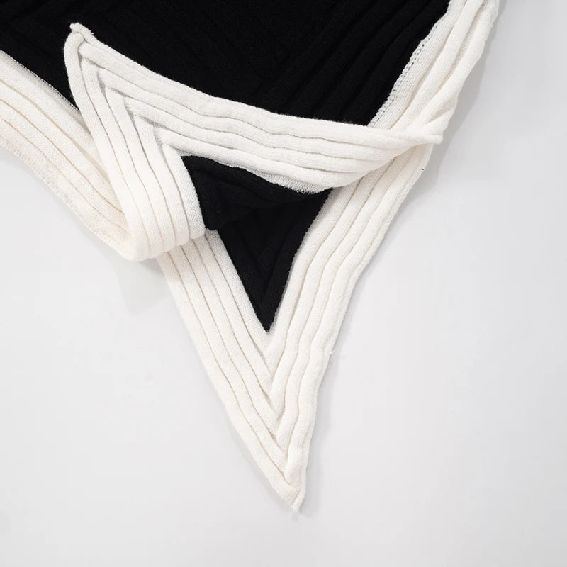 Backless Split Sweater Dress