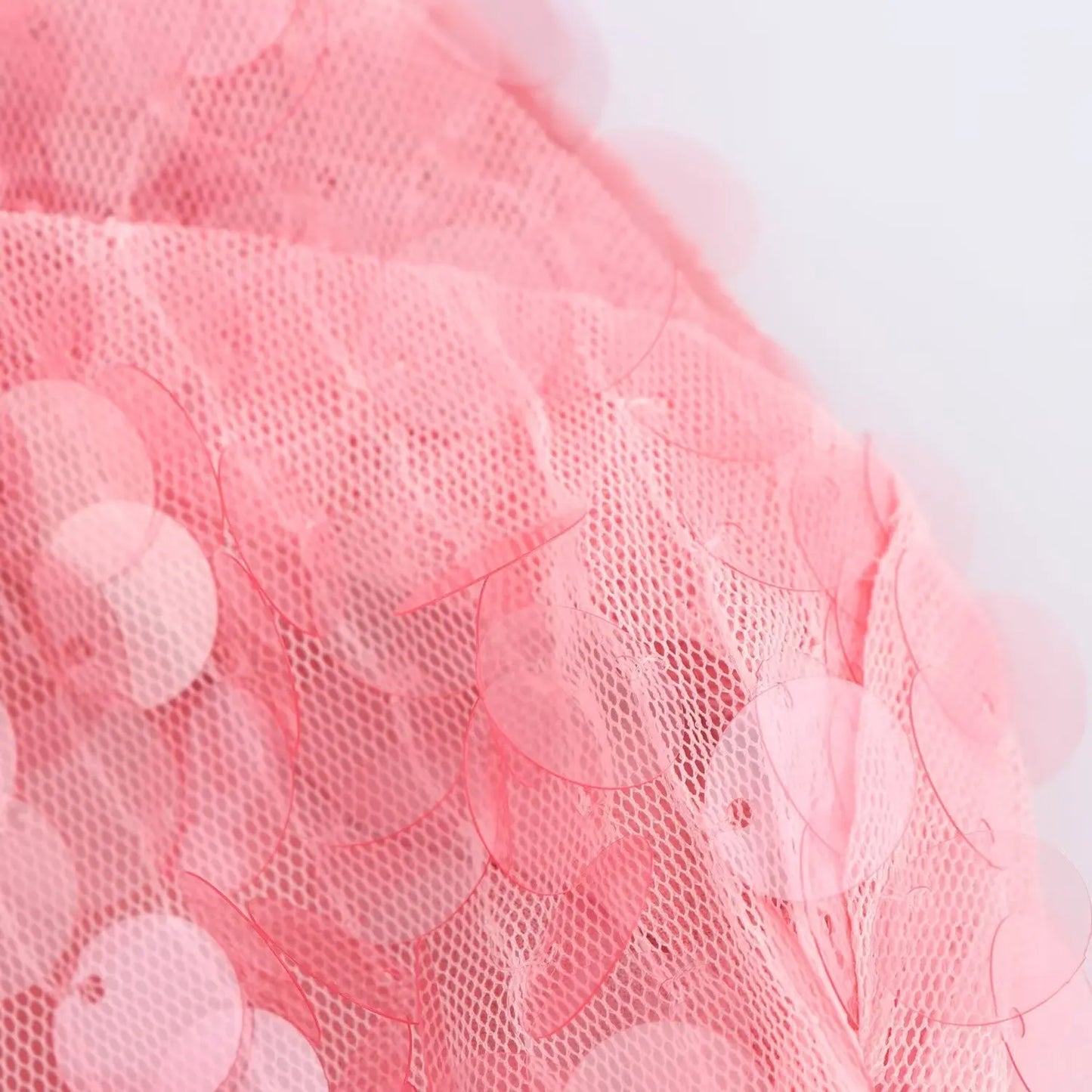 Pink Lace-Up Sequin Mini Dress
