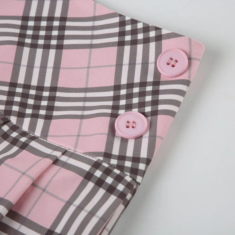 Rosé Preppy Skirt