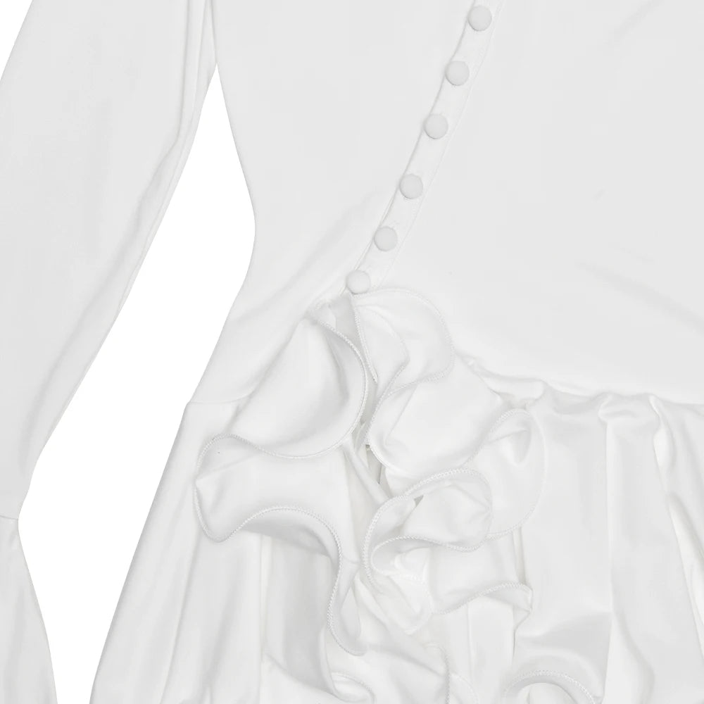 Bodycon Ruffle Hem Outfit